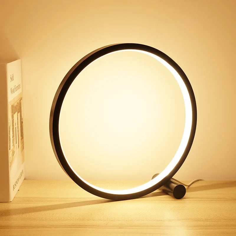 LED Ring Table Lamp