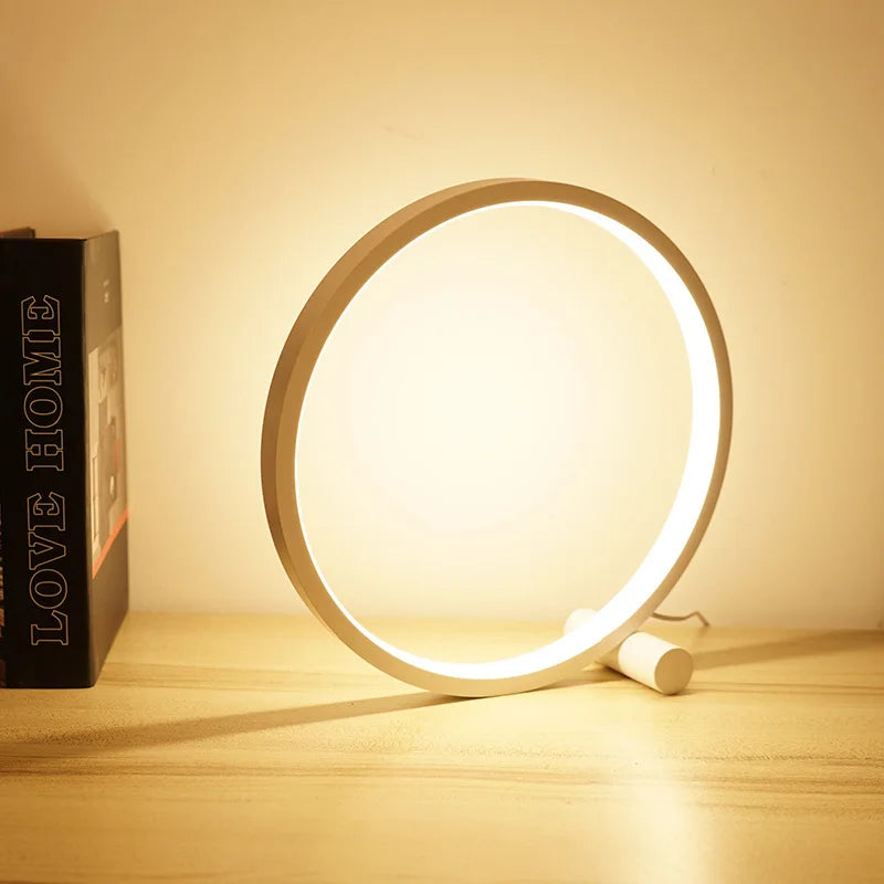 LED Ring Table Lamp